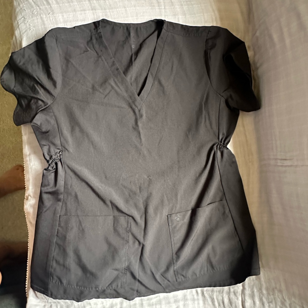 Plus One Maternity V-Neck Top by Med Couture - Picture 2 of 4